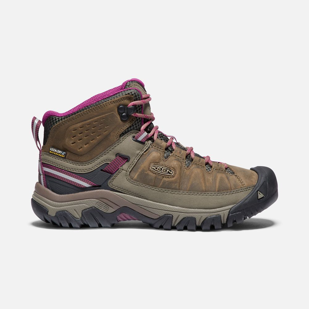 Keen Laarzen Dames Bruin - Targhee Iii Waterproof Mid - 43967-MRPU